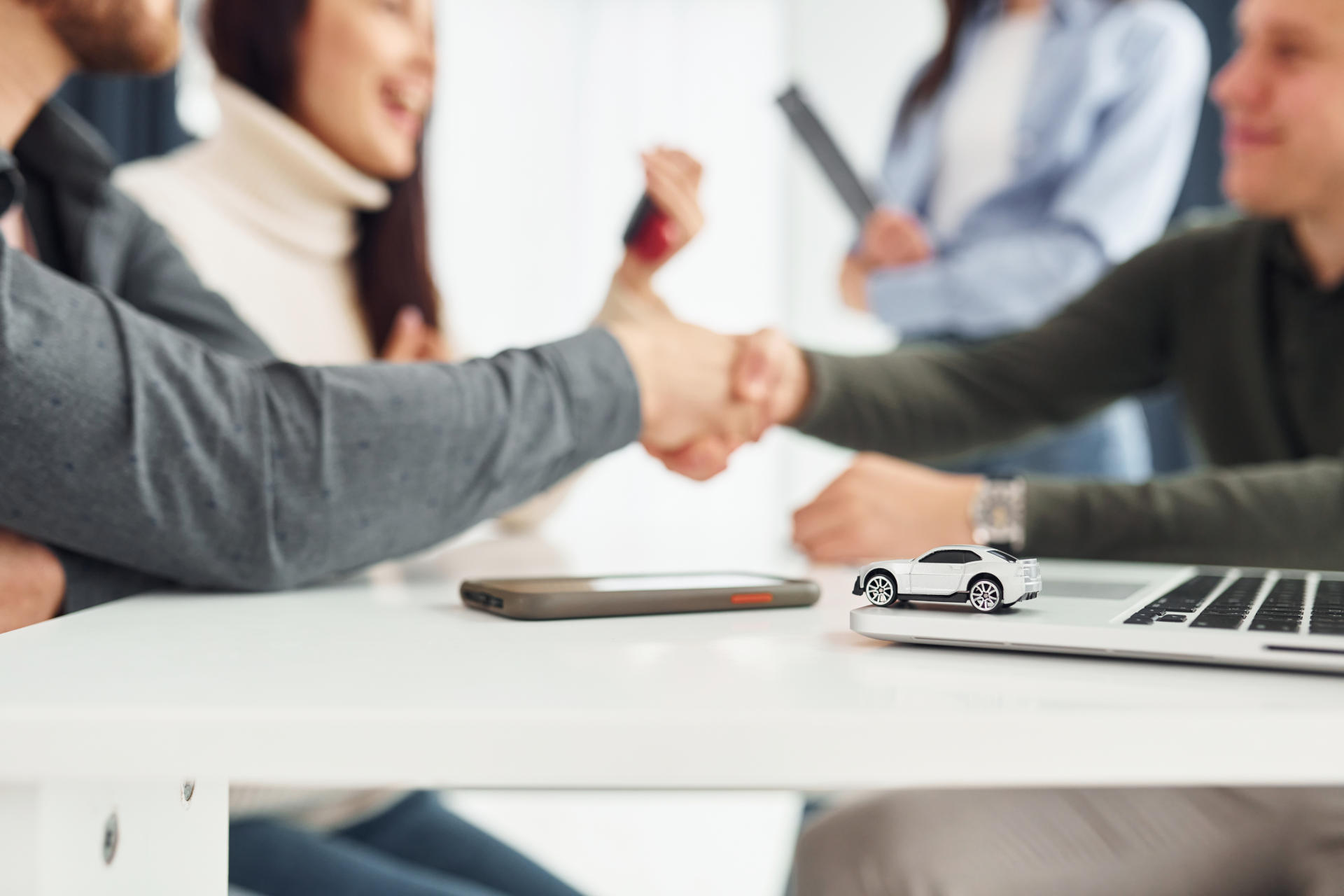 A car loan borrower exploring loan options